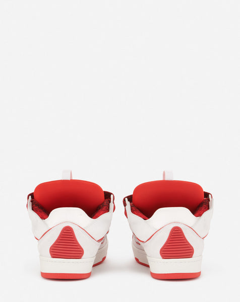 Lanvin Women's Curb Sneakers - Red - Low-top Sneakers - 41