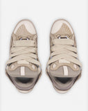 LANVIN CURB SNEAKERS, TAUPE