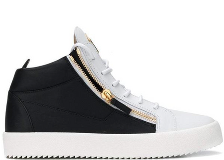 GIUSEPPE ZANOTTI Womens Megatron Sneaker, Black