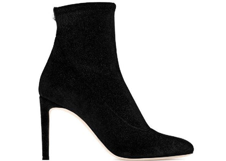 GIUSEPPE ZANOTTI Natalie Stretch Lurex Boots, Black