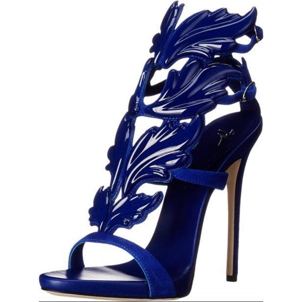 GIUSEPPE ZANOTTI Coline Cruel Wing High Heel Sandals, Setter Blue-OZNICO