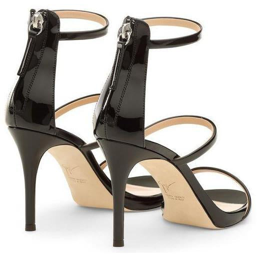 Giuseppe zanotti three strap 2025 heels