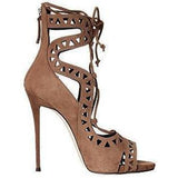 GIUSEPPE ZANOTTI Lazer Cut Coline Sandal, Lepre-OZNICO