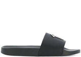 GIUSEPPE ZANOTTI Logo Plaque Slide, Black-OZNICO