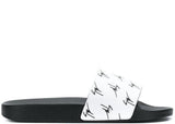 GIUSEPPE ZANOTTI Logo Print Slides, White-OZNICO