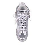 GIUSEPPE ZANOTTI Lorenz Donna Shooting Women's High Top Sneaker, Argento-OZNICO