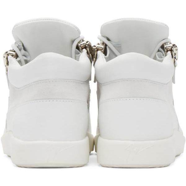 GIUSEPPE ZANOTTI Men's Megatron Sneakers, White-OZNICO