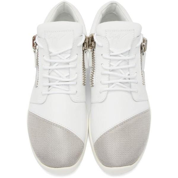 GIUSEPPE ZANOTTI Men's Megatron Sneakers, White-OZNICO