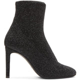 GIUSEPPE ZANOTTI Natalie Stretch Lurex Boots, Black-OZNICO