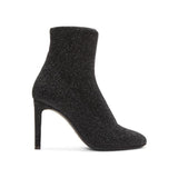 GIUSEPPE ZANOTTI Natalie Stretch Lurex Boots, Black-OZNICO