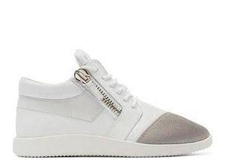 GIUSEPPE ZANOTTI Gail Metallic Low Top Women's Sneaker, White/ Gold