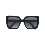 GUCCI Mass Large Square Sunglasses, Black-OZNICO