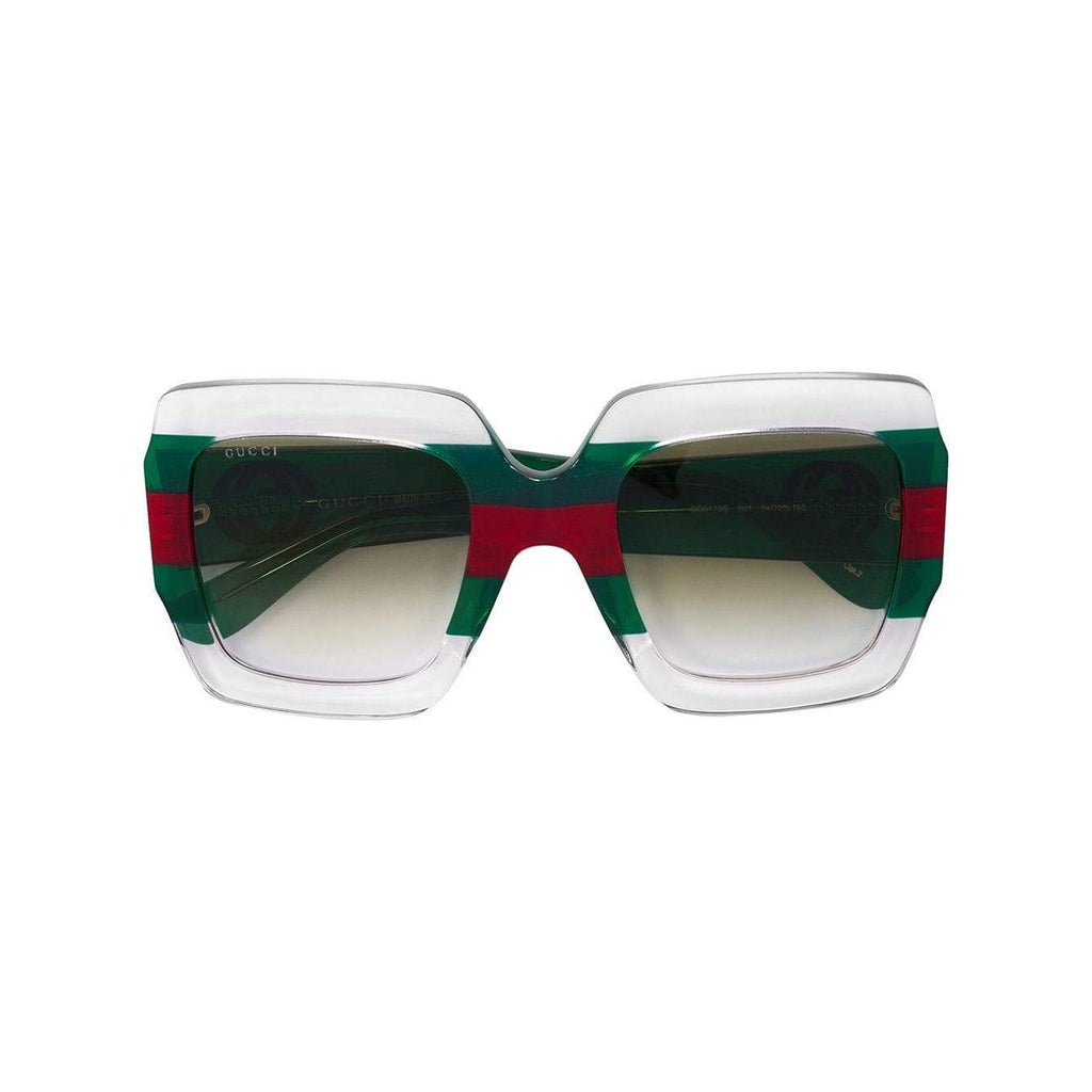 Green and red gucci glasses sale