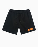 HERON PRESTON NYLON SWIM SHORTS, BLACK