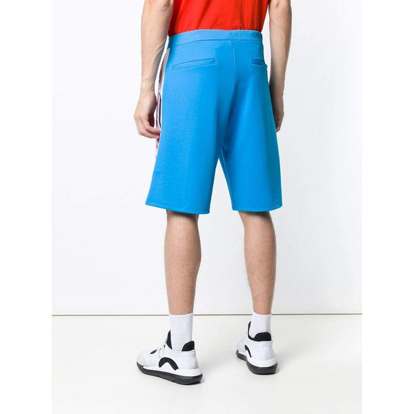 ICEBERG Bermuda Logo Shorts, Blue-OZNICO