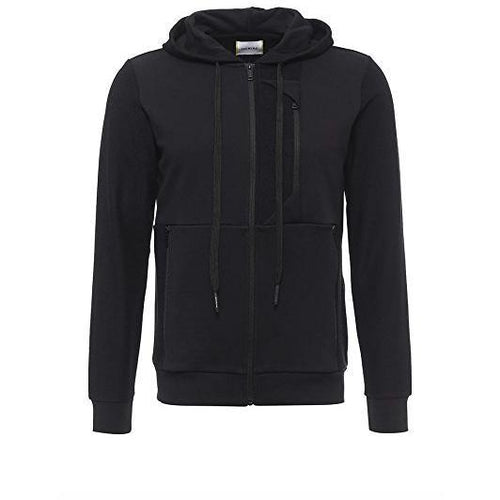 ICEBERG Full Zip Logo Hooded Sweatshirt-OZNICO