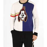 ICEBERG Goofy Knit Crewneck Sweater, White/ Multi-OZNICO