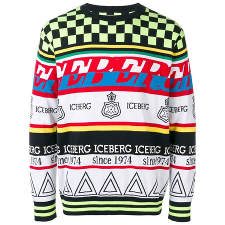 MOSCHINO Graphic Print Sweater, Black