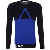 ICEBERG Pyramid Knit Sweater, Black-OZNICO