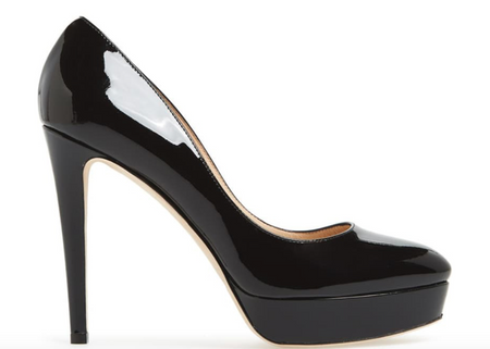 JIMMY CHOO Abel Patent Leather Pointy Toe Pumps, Black