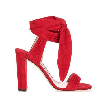 GIUSEPPE ZANOTTI Coline Cruel Wing High Heel Sandals, Burgandy