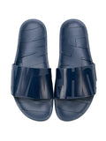 JIMMY CHOO Rey Slides, Navy-OZNICO