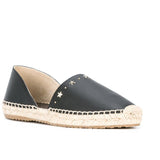 JIMMY CHOO Women's Dreya Star Stud Espadrilles, Black-OZNICO