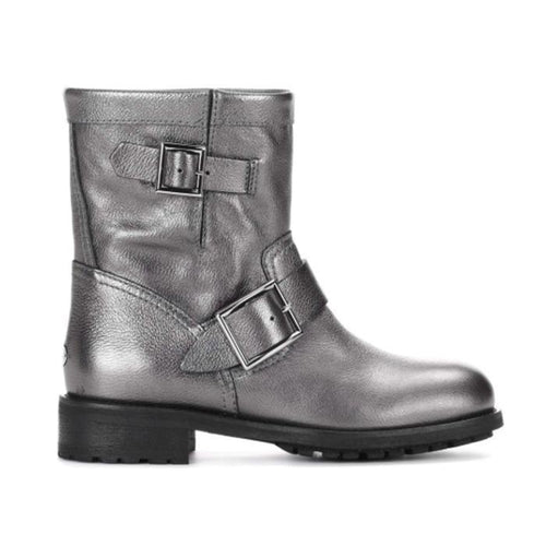 JIMMY CHOO Women's Youth Ankle Boot, Anthracite-OZNICO