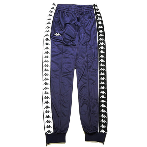 KAPPA 222 Alternating Banda Rastoriazz Trackpant, Blue/ Black/ White-OZNICO