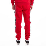 KAPPA 222 Banda Alanz Sweatpant, Red/ Black/ White-OZNICO