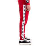 KAPPA 222 Banda Alanz Sweatpant, Red/ Black/ White-OZNICO