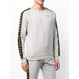 KAPPA 222 Banda Arit Slim Fit Sweatshirt, Grey-OZNICO