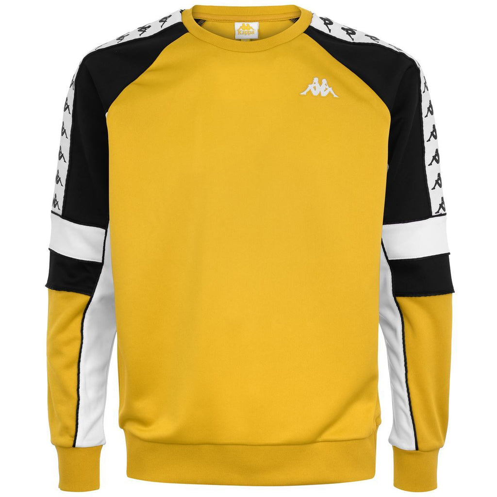 Algebra Norm Dekbed KAPPA 222 Banda Arlton Sweatshirt, Yellow/ Black/ White – OZNICO