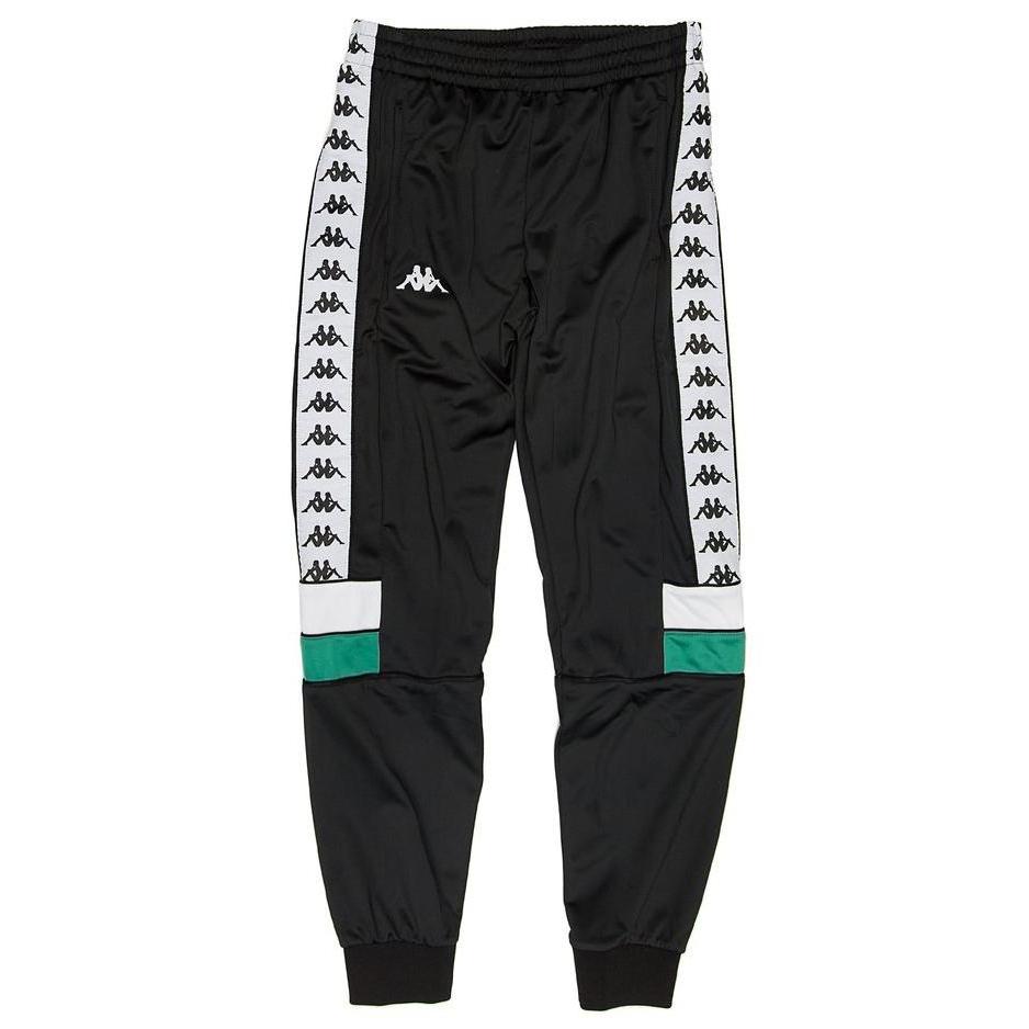 KAPPA 222 Memzz Trackpant, Black/ Green/ White – OZNICO