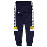 KAPPA 222 Banda Memzz Trackpant, Blue Marine/ Yellow/ White-OZNICO