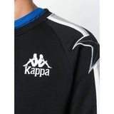 KAPPA Embroidered Logo Sweatshirt, Black-OZNICO