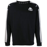 KAPPA Embroidered Logo Sweatshirt, Black-OZNICO