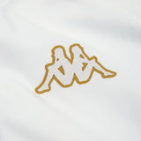 KAPPA Slim Fit Logo Crewneck, White/ Gold-OZNICO