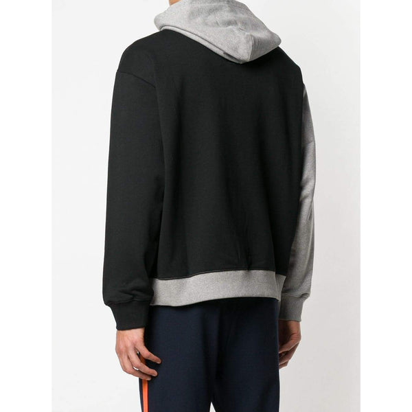 KENZO Color-Block Hoodie, Dove Grey-OZNICO