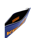 KENZO Colourblock Clutch, Periwinkle-OZNICO