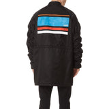 KENZO Elongated Bomber Jacket, Black-OZNICO