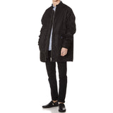 KENZO Elongated Bomber Jacket, Black-OZNICO