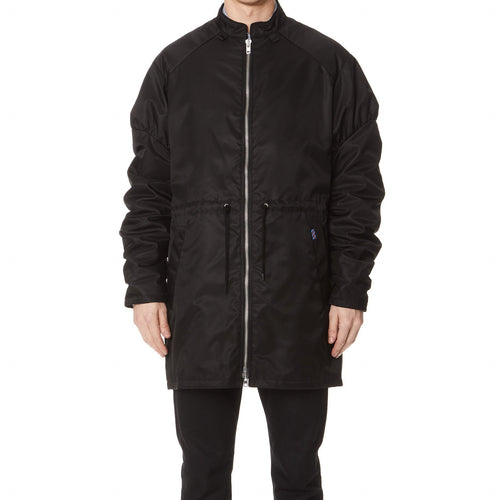 KENZO Elongated Bomber Jacket, Black-OZNICO