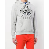 KENZO Eye Pullover Hoodie, Pale Grey-OZNICO