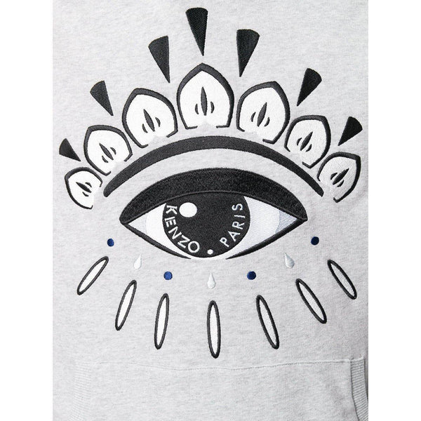 KENZO Eye Pullover Hoodie, Pale Grey-OZNICO