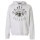 KENZO Eye Pullover Hoodie, Pale Grey-OZNICO