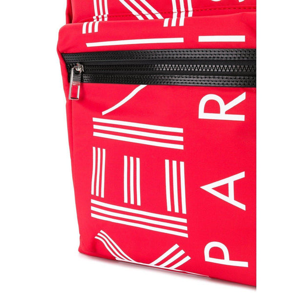 KENZO Large Sport Backpack, Medium Red-OZNICO