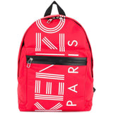KENZO Large Sport Backpack, Medium Red-OZNICO