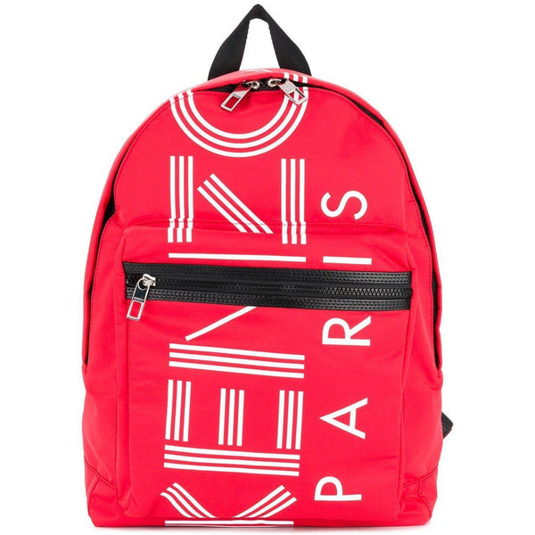 KENZO Large Sport Backpack, Medium Red-OZNICO