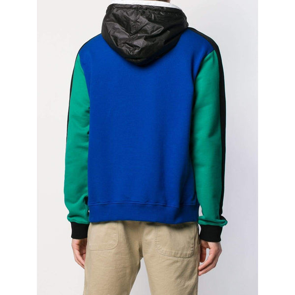 KENZO Logo Color-block Sweatshirt, French Blue-OZNICO